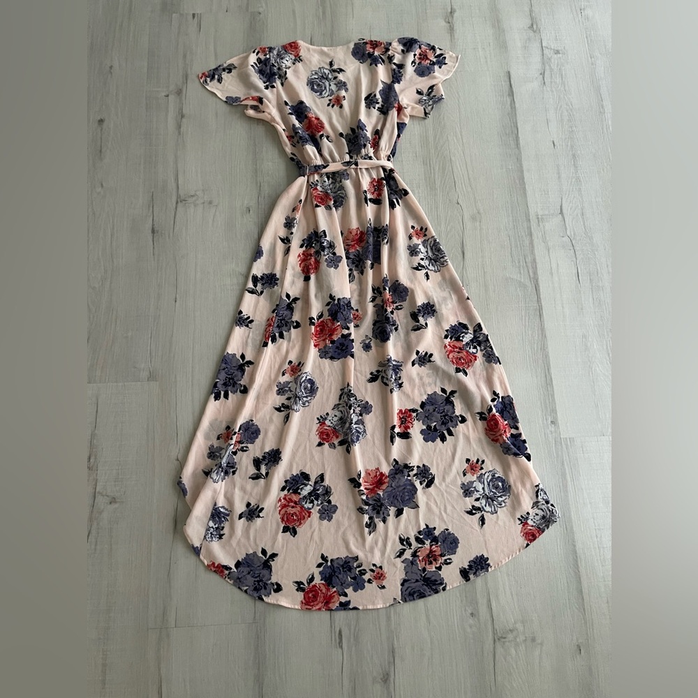 Floral High Low Dress